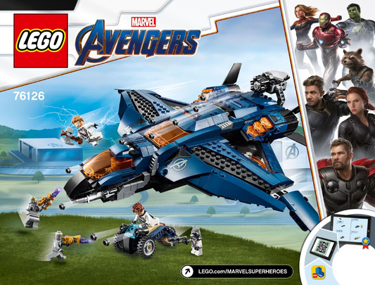 76126-1 | Avengers Ultimate Quinjet | INSTRUCTIONS | LEGOPART