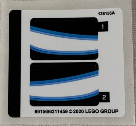 76165stk01 | Sticker Sheet for Set 76165 - | LEGOPART