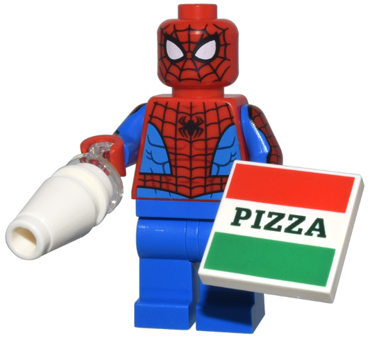 Spider-Man with Pizza Box LEGO sh0684