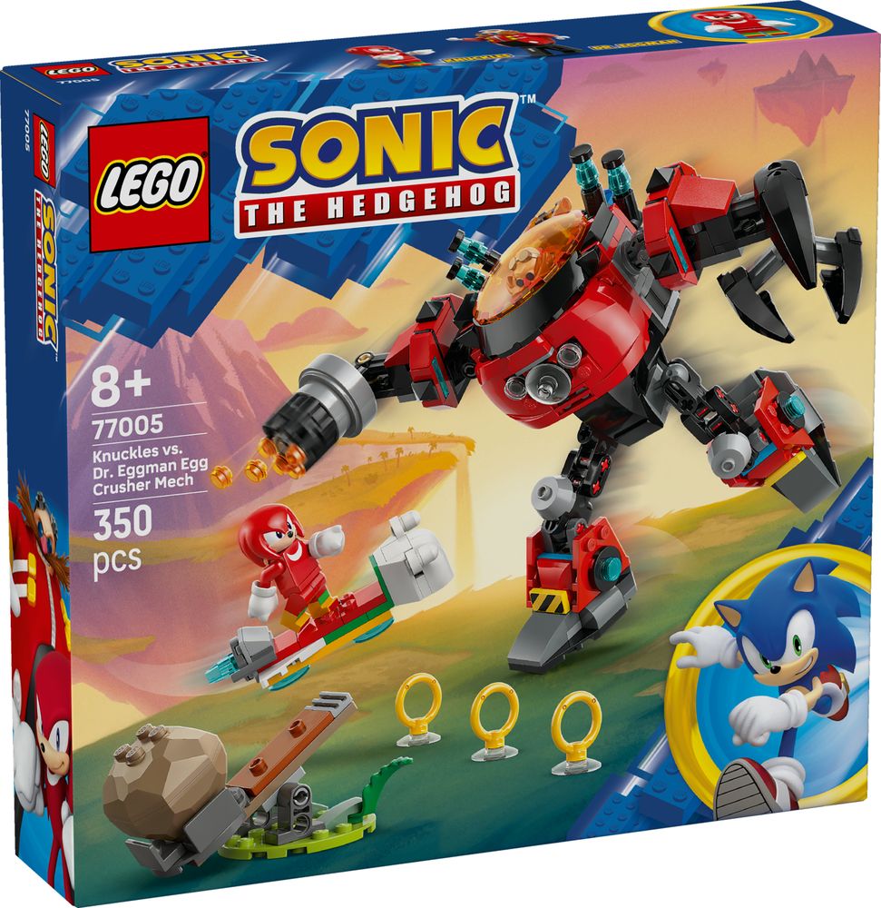 Knuckles vs. Dr. Eggman Egg Crusher Mech LEGO 77005