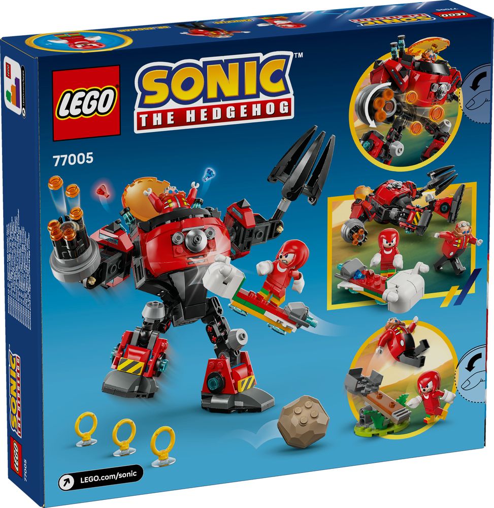 Knuckles vs. Dr. Eggman Egg Crusher Mech LEGO 77005