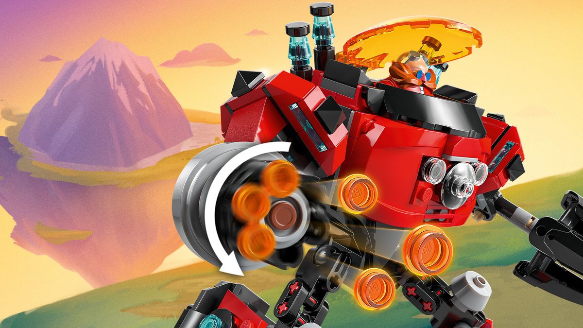 Knuckles vs. Dr. Eggman Egg Crusher Mech LEGO 77005