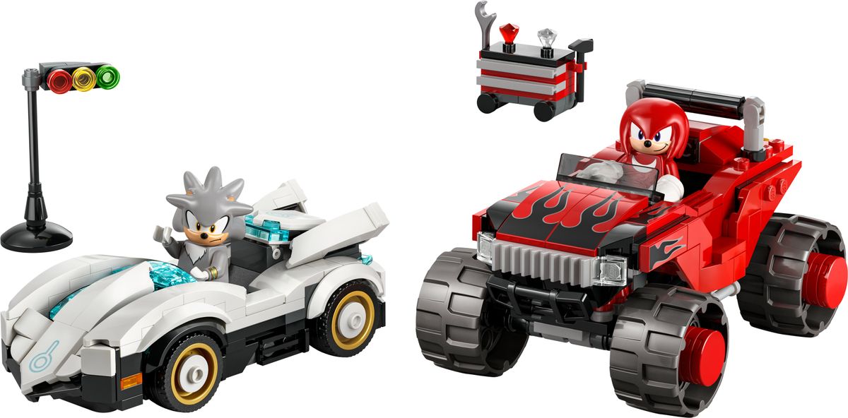 Silver's Car vs. Knuckles' Monster Truck LEGO 77118