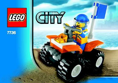 7736-1 | Coast Guard Quad Bike | INSTRUCTIONS | LEGOPART