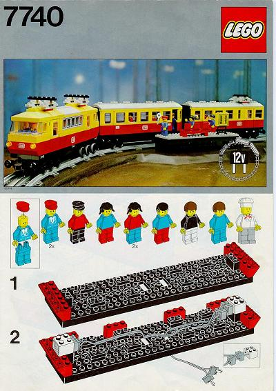 7740-1 | Inter-City Passenger Train | INSTRUCTIONS | LEGOPART