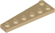 78444 | Wedge, Plate 6 x 2 Right | LEGOPART