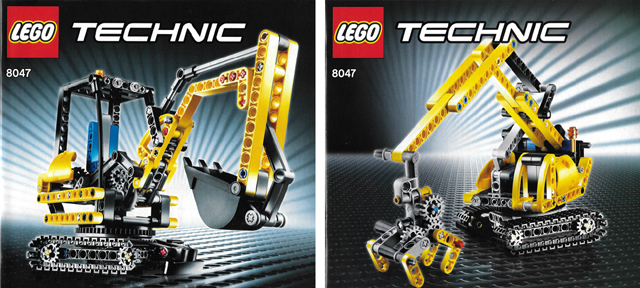 8047-1 | Compact Excavator | INSTRUCTIONS | LEGOPART