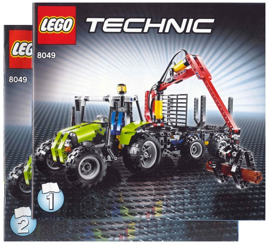 8049-1 | Tractor with Log Loader | INSTRUCTIONS | LEGOPART