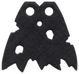 86038 | Minifigure Cape Cloth, Holes and Tattered Edges - Traditional Starched Fabric | LEGOPART