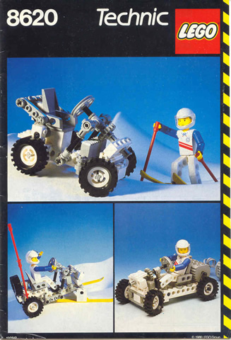 8620-1 | Snow Scooter | INSTRUCTIONS | LEGOPART