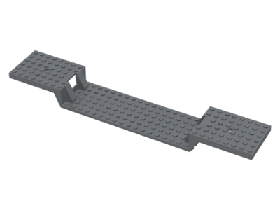 87058 | Train Base 6 x 34 Split-Level without Bottom Tubes | LEGOPART