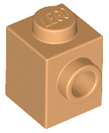 87087 | Brick, Modified 1 x 1 with Stud on Side | LEGOPART