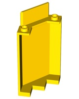 87421 | Panel 3 x 3 x 6 Corner Wall without Bottom Indentations | LEGOPART