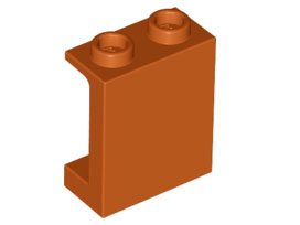 87552 | Panel 1 x 2 x 2 with Side Supports - Hollow Studs | LEGOPART