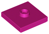 87580 | Plate, Modified 2 x 2 with Groove and 1 Stud in Center (Jumper) | LEGOPART