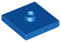 87580 | Plate, Modified 2 x 2 with Groove and 1 Stud in Center (Jumper) | LEGOPART