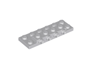 87609 | Plate, Modified 2 x 6 x 2/3 with 4 Studs on Side | LEGOPART