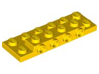 87609 | Plate, Modified 2 x 6 x 2/3 with 4 Studs on Side | LEGOPART