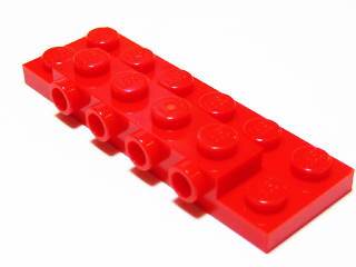 87609 | Plate, Modified 2 x 6 x 2/3 with 4 Studs on Side | LEGOPART