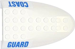 87615pb03 | Aircraft Fuselage Aft Section Curved Top 6 x 10 with Blue | LEGOPART