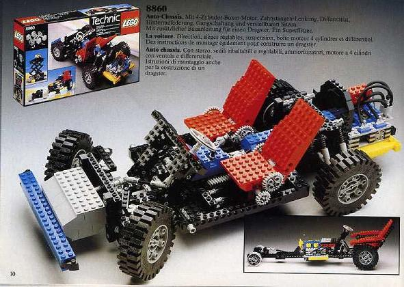 Car Chassis (Auto Chassis) LEGO 8860