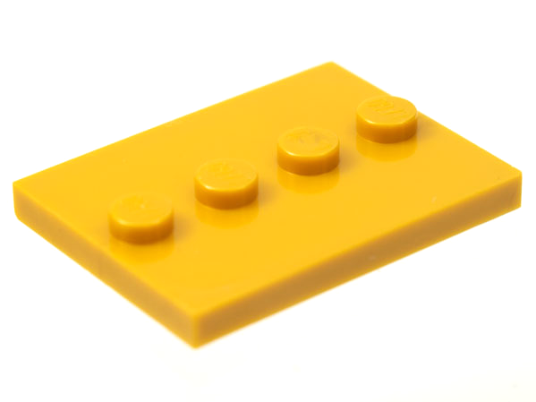 88646 | Tile, Modified 3 x 4 with 4 Studs in Center | LEGOPART