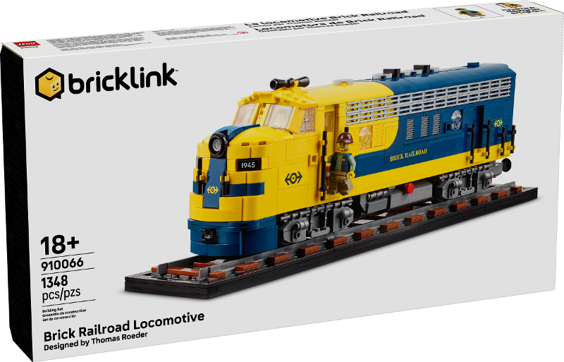 Brick Railroad Locomotive LEGO 910066 | Fyrebrick.be