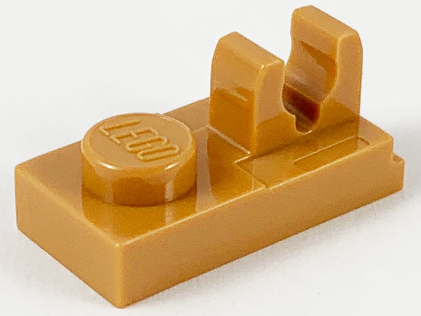 92280 | Plate, Modified 1 x 2 with Clip with Center Cut on Top | LEGOPART