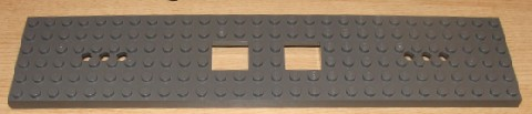 92339 | Train Base 6 x 28 with 3 Round Holes Each End and 2 x 2 Cutouts | LEGOPART