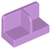 93095 | Panel 1 x 2 x 1 with Rounded Corners and Center Divider | LEGOPART