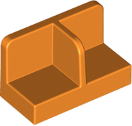 93095 | Panel 1 x 2 x 1 with Rounded Corners and Center Divider | LEGOPART