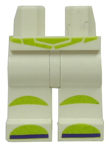 970c00pb0052 | Hips and Legs with Lime Boots and Belt Pattern | LEGOPART