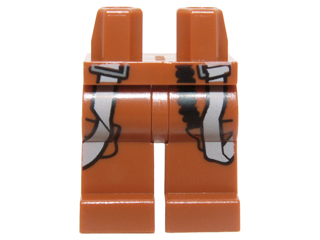 970c00pb0453 | Hips and Legs with SW Pilot Flight Suit Straps and Black Hose Pattern | LEGOPART