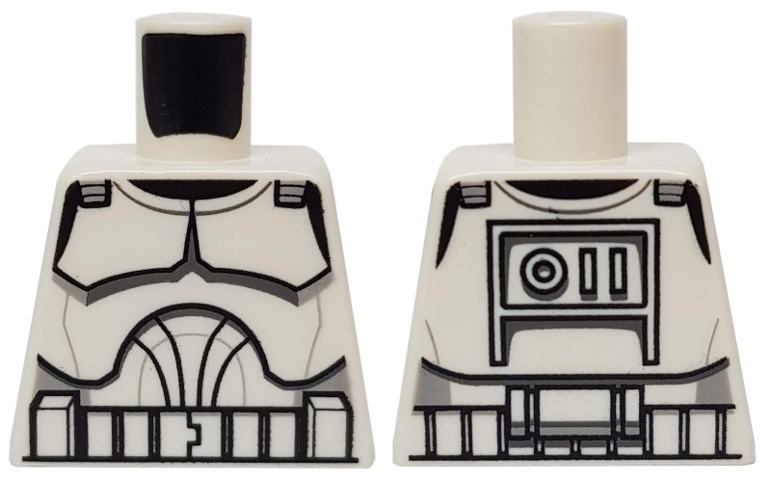 973pb0510 | Torso SW Armor Clone Trooper Pattern (Clone Wars) | LEGOPART