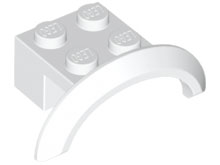 98282 | Vehicle, Mudguard 4 x 2 1/2 x 1 with Arch Round | LEGOPART