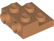 99206 | Plate, Modified 2 x 2 x 2/3 with 2 Studs on Side | LEGOPART