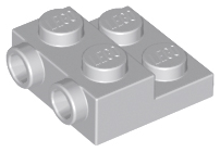 99206 | Plate, Modified 2 x 2 x 2/3 with 2 Studs on Side | LEGOPART