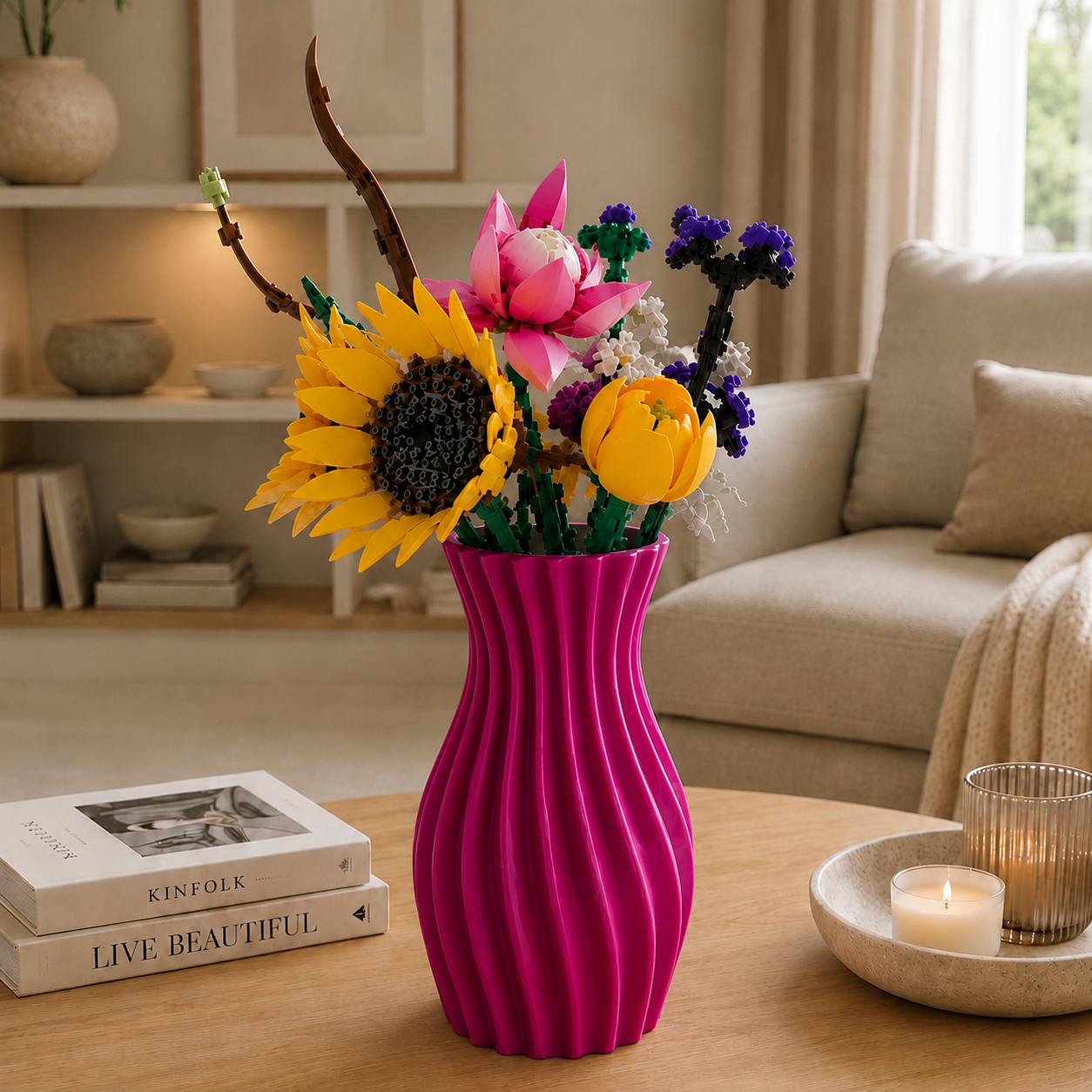 Vaas 4 voor LEGO®  Bloemen