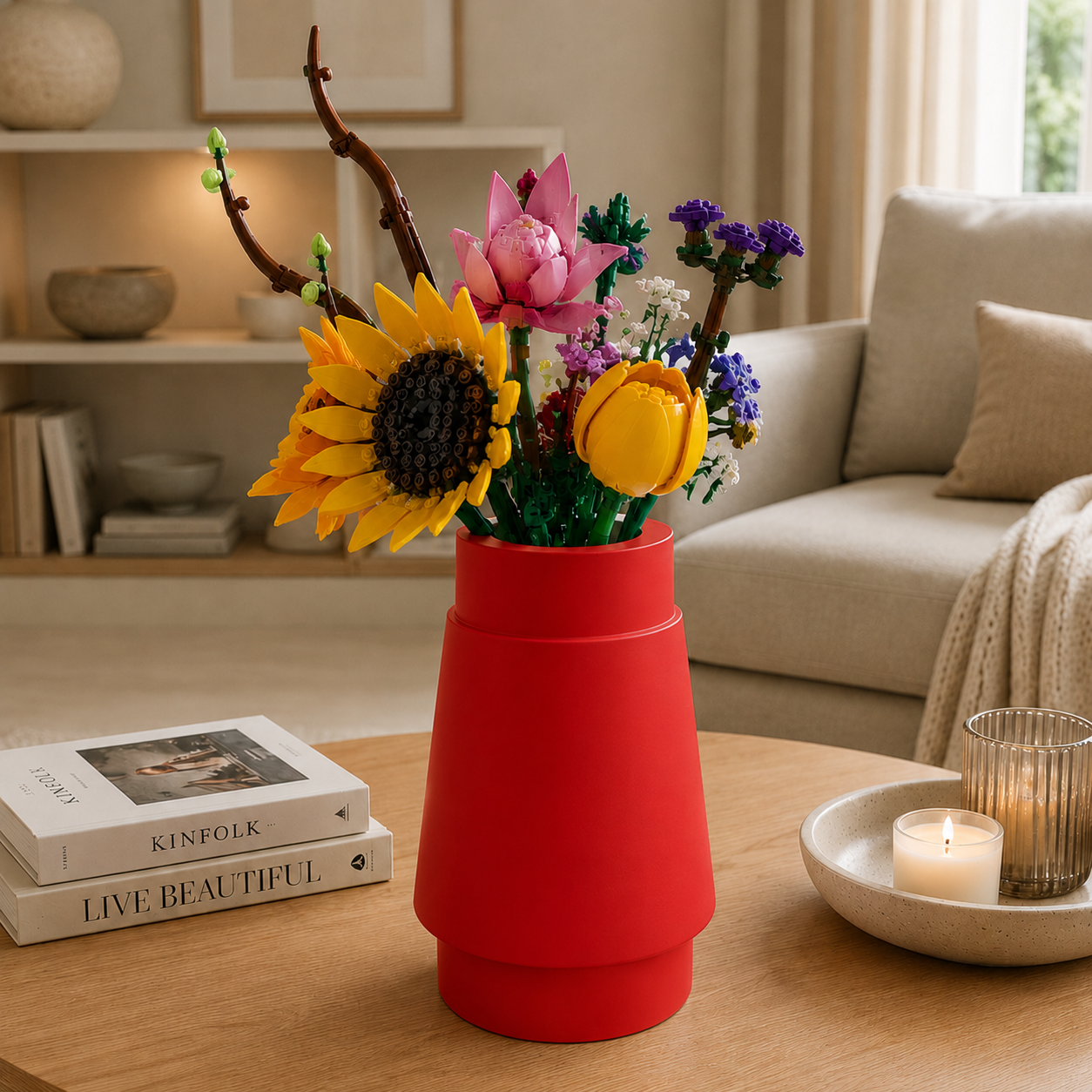 Vaas voor LEGO® Bloemen 5