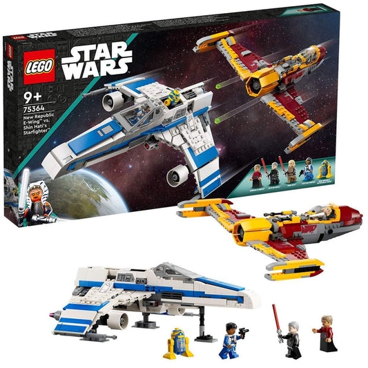 New Republic E-Wing vs Shin Hati's Starfighter LEGO 75364