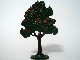 FTFruitA | Plant, Tree Flat Fruit Painted with Painted Apples with solid base | LEGOPART