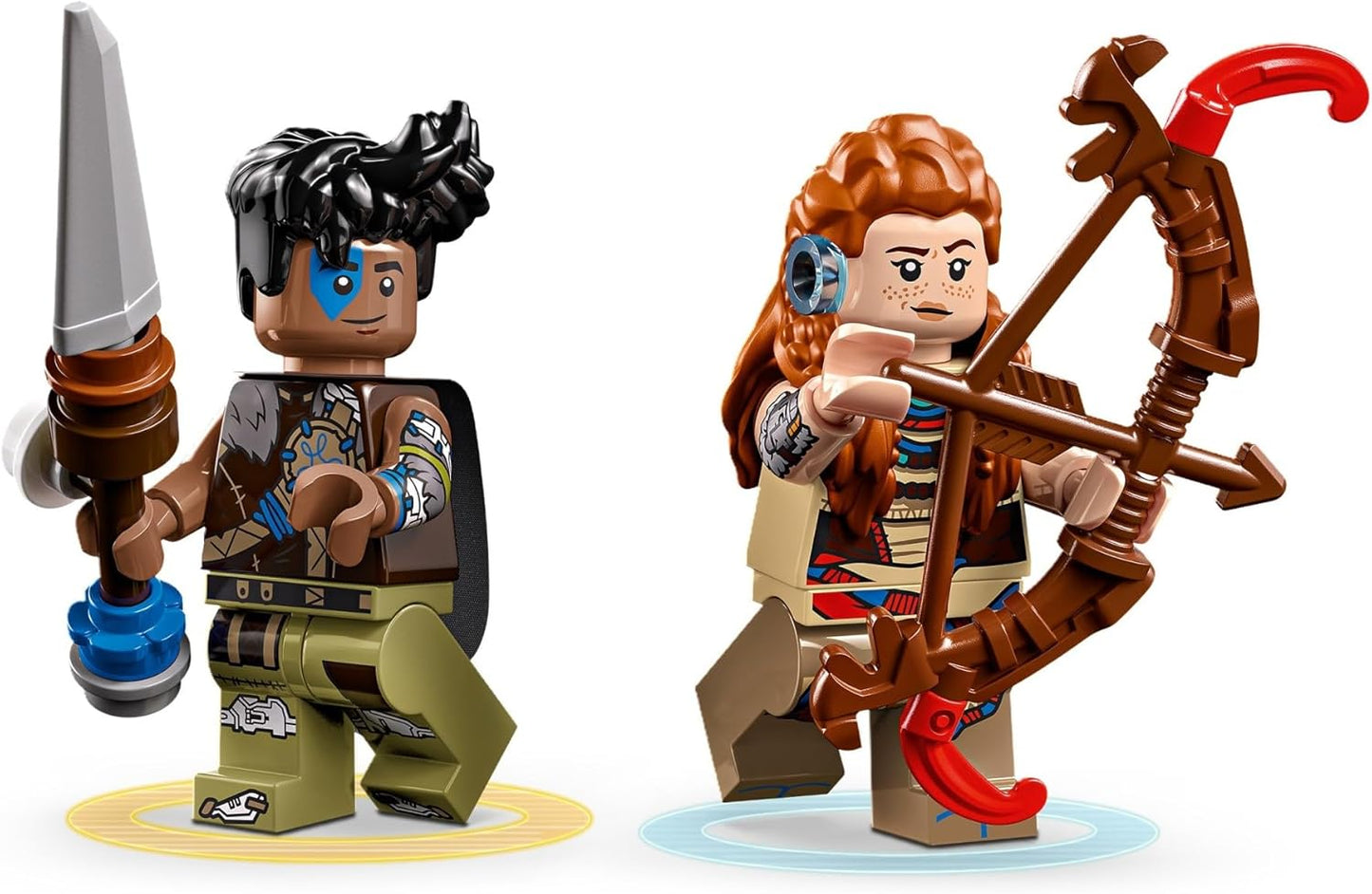 Aloy en Varl vs. Shell-Walker en Sawtooth LEGO 77037