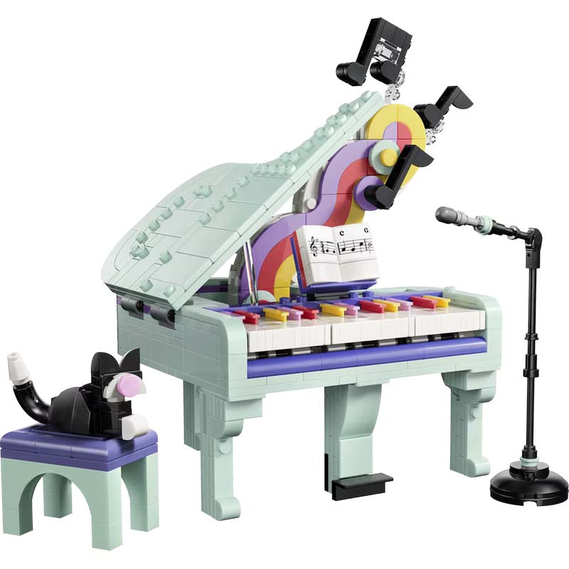 Music Decor Piano with Cat LEGO 31392
