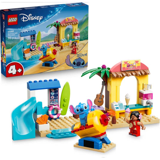 Beach Fun with Lilo & Stitch LEGO 43280