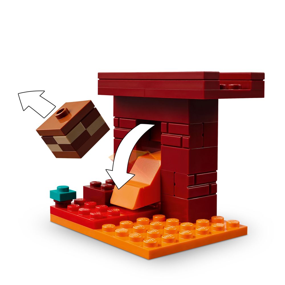 The Nether Lava Battle LEGO 21266