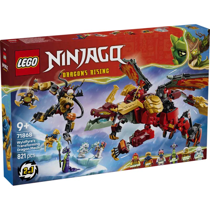 Wyldfyre's Transforming Dragon Mech LEGO 71868
