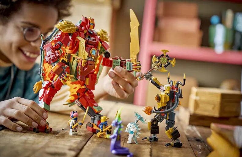 Wyldfyre's Transforming Dragon Mech LEGO 71868