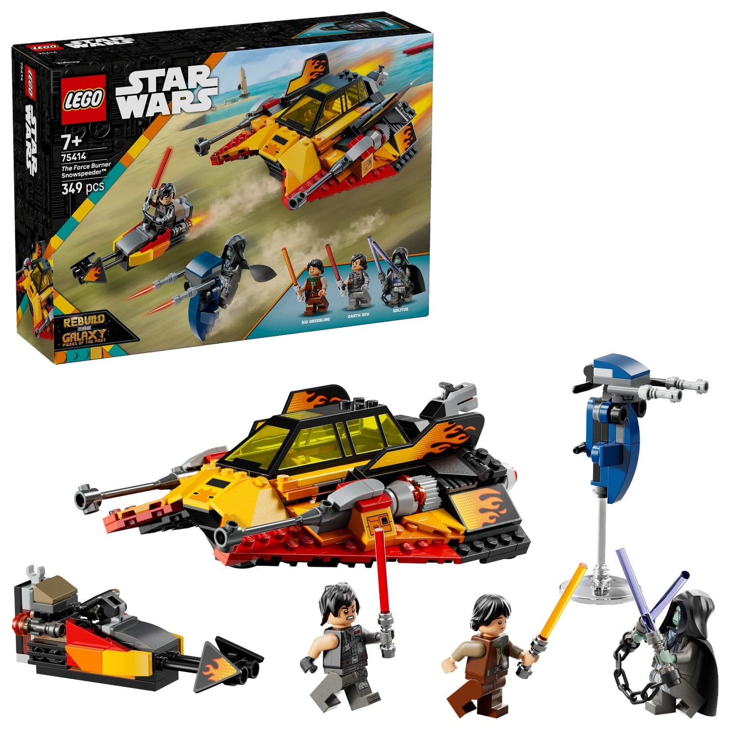 The Force Burner Snowspeeder LEGO 75414