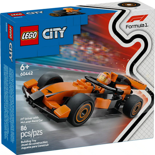 F1 Driver with McLaren Race Car LEGO 60442