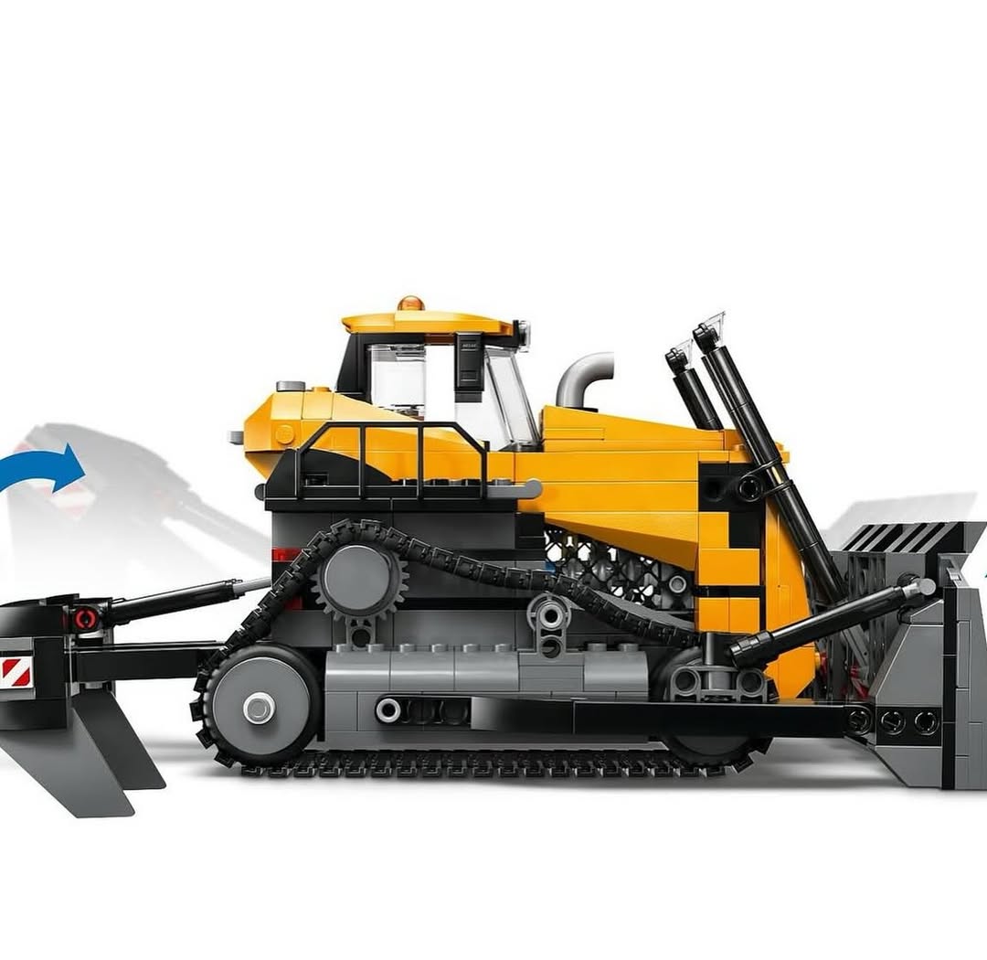 Yellow Bulldozer with Front Loader LEGO 60466